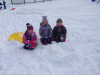 Prvošolci na snegu